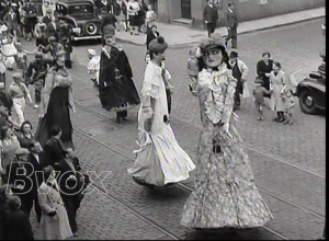 1946- Meyboom à Bruxelles et à Louvain (Folklore)