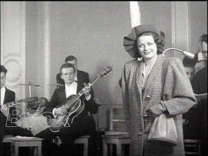 1947- Gala de la Presse filmée avec au programme défilé de mode et bal.