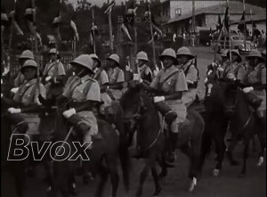 1948-En Ethiopie, célébration de l’anniversaire du couronnement du Négus l’empereur Hailé Sélassié