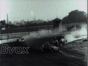 1950- Courses d’autos à Barcelone – Le Dirt Track