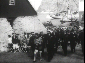 1952- Visite au Groenland du couple royal du Danemark