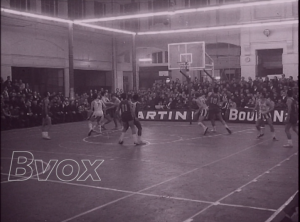 1970- Rencontre sportive entre la Belgique et la dangereuse équipe de basket d’Argentine.