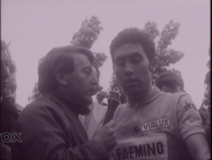 1970-Cyclisme: Le Tour de France entre en Belgique avec Eddy Merckx en maillot jaune