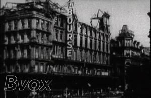 1948- Incendie à Bruxelles, un grand magasin détruit par le feu.