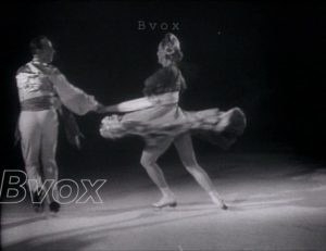 1951- Patinage artistique à Garmisch en Allemagne.