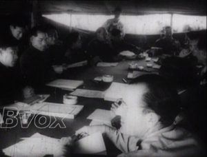 1952- Corée : pourparlers à Pam Mun Jon.