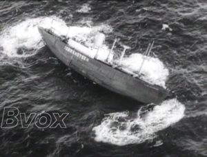 1952- Naufrage : Dramatique odyssée du cargo mixte Flying Enterprise.