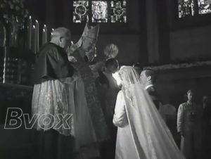 1950- Mariage de Alix de Luxembourg et de Antoine de Ligne.