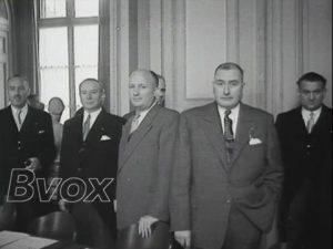 1950- Politique belge : Nouveau ministère : le cabinet Pholien.