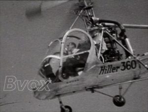1949- PTT : Hélicoptère au service de la poste en Belgique.