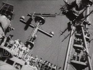 1949- Armée É.-U. : Essais d’avions de chasse à réaction en haute mer.