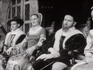 1949- Reconstitution de l’époque où Marie de Hongrie recevait à Binche Charles Quint et Philippe II.