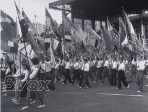 1950- JOC : Congrès des Jeunesses ouvrières chrétiennes au Heysel.