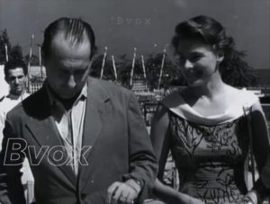1950- Festival du cinéma à Venise.