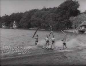 1949- Ski nautique en Belgique.