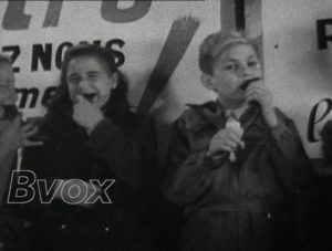 1948- Concours de mangeurs de boudins à Bruxelles.