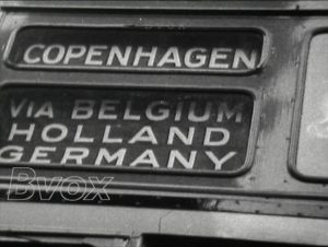 1948- Autobus impérial de Londres à Bruxelles.