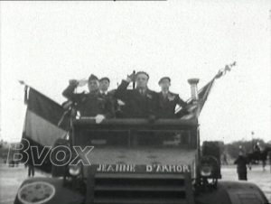 1948- Commémoration de guerre : Aux belges tombés en France.