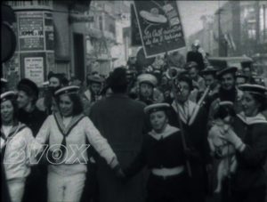 1950- Folklore belge : Les Catherinettes et le club des Barbus.